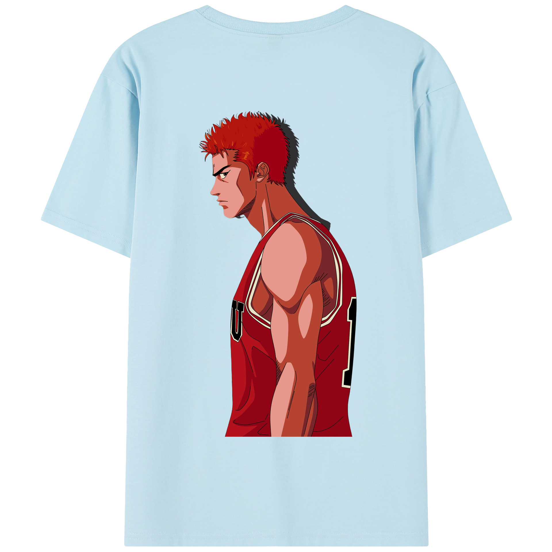 SLAM DUNK／スラムダンク 綿100％半袖Tシャツ（背面プリント）